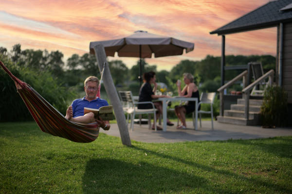 Familievakantiepark Krieghuusbelten: Relaxen in de hangmat