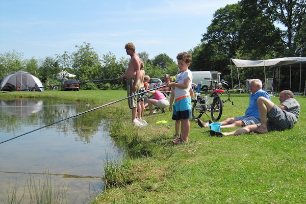 Vakantiepark Witterzomer: Visvijver bij camping