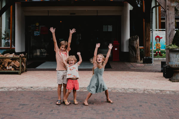 Vakantiepark Westerbergen: Kinderen samen op de foto