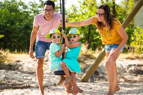 Kabelbaan bij de camping