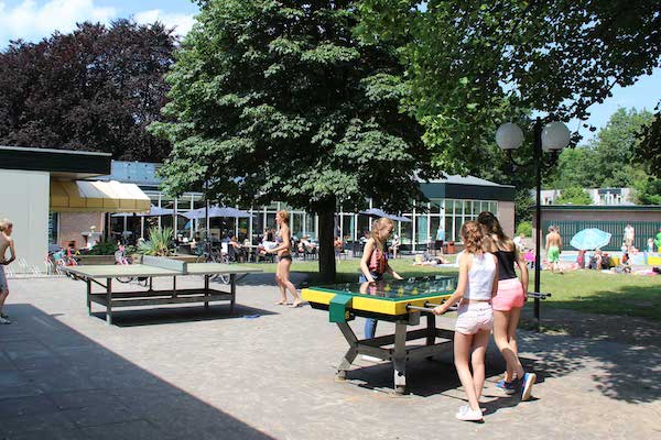 Molecaten Park Landgoed Ginkelduin: Tafeltennis bij camping