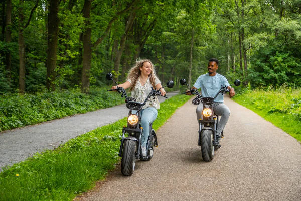 Lekker samen door het bos