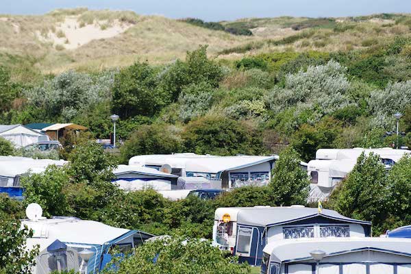 Camping in de duinen