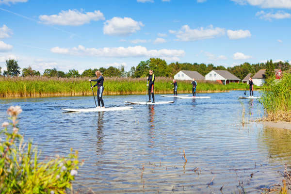 Suppen in het zonnetje