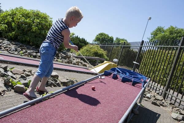 Minigolf baan